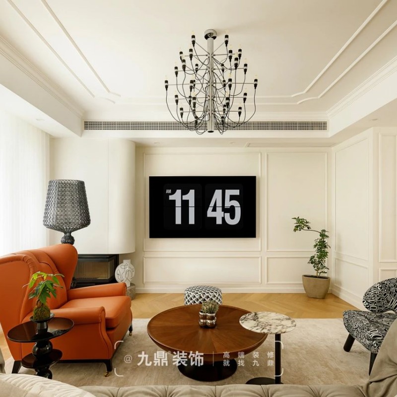 270m?湖滨花园摩登法式风装修案例